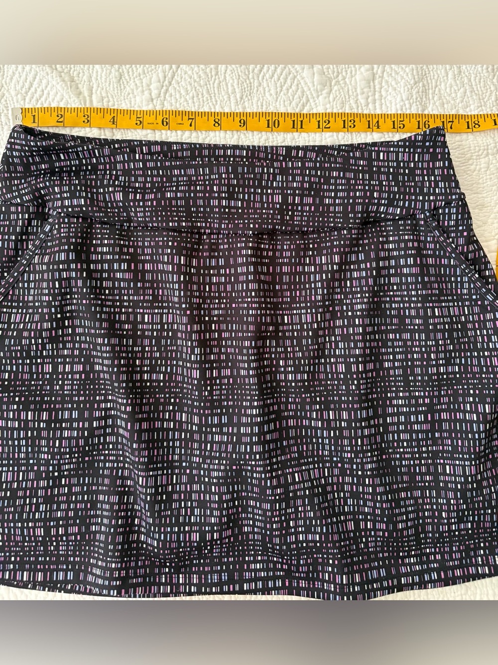 adidas Ultimate365 Skort. Black pattern size L. Great shape! - Picture 11 of 16